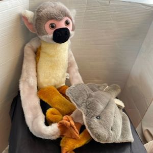 Wildlife stuffed animals